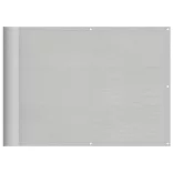 világosszürke 100% oxford poliészter erkélyparaván 75 x 400 cm