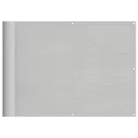 világosszürke 100% oxford poliészter erkélyparaván 75 x 500 cm