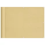 homokszínű 100% oxford poliészter erkélyparaván 75 x 700 cm