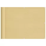 homokszínű 100% oxford poliészter erkélyparaván 75 x 800 cm