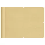 homokszínű 100% oxford poliészter erkélyparaván 75 x 1000 cm