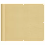 homokszínű 100% oxford poliészter erkélyparaván 90 x 400 cm