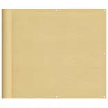 homokszínű 100% oxford poliészter erkélyparaván 90 x 600 cm