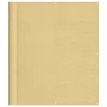 homokszínű 100% oxford poliészter erkélyparaván 120 x 500 cm