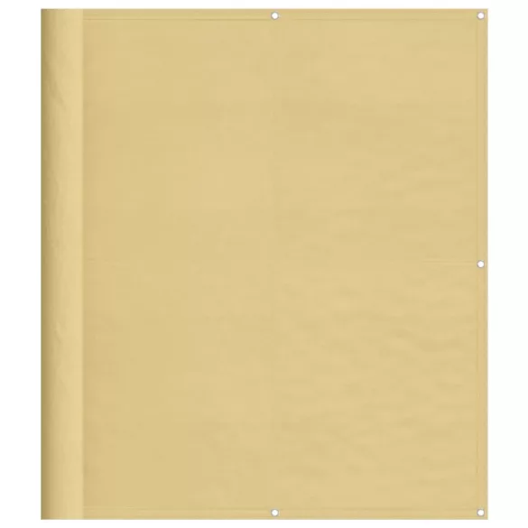 homokszínű 100% oxford poliészter erkélyparaván 120 x 1000 cm