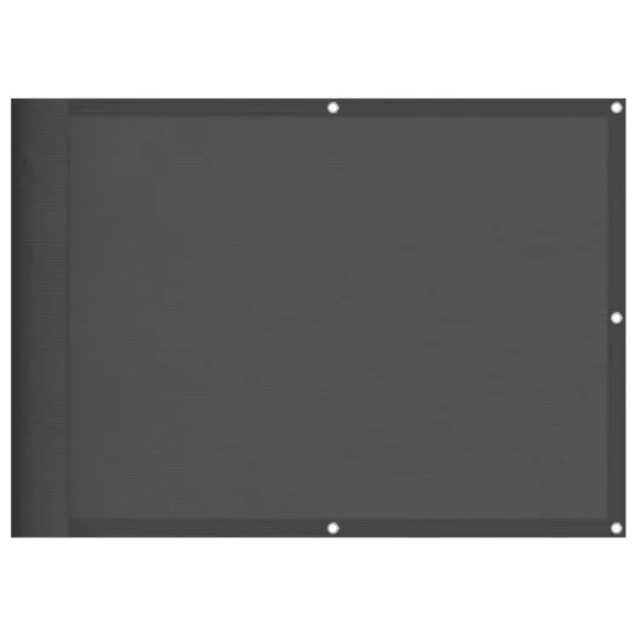 antracitszürke 100% oxford poliészter erkélyparaván 75 x 800 cm