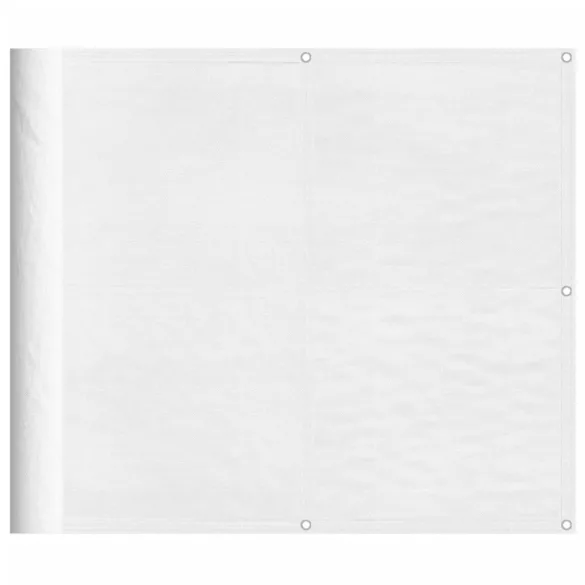 fehér 100% oxford poliészter erkélyparaván 90 x 1000 cm