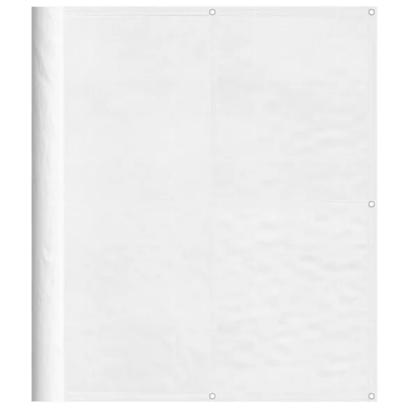 fehér 100% oxford poliészter erkélyparaván 120 x 700 cm