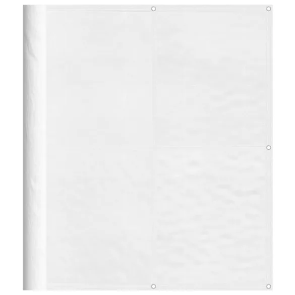 fehér 100% oxford poliészter erkélyparaván 120 x 800 cm