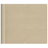 bézs erkélyparaván 100% oxford poliészter 90 x 700 cm