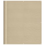 bézs 100% oxford poliészter erkélyparaván 120 x 800 cm