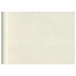 krémszínű erkélyparaván 100% oxford poliészter 75 x 800 cm