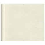krémszínű 100% oxford poliészter erkélyparaván 90 x 1000 cm