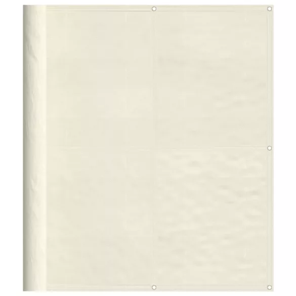 krémszínű erkélyparaván 100% oxford poliészter 120 x 700 cm
