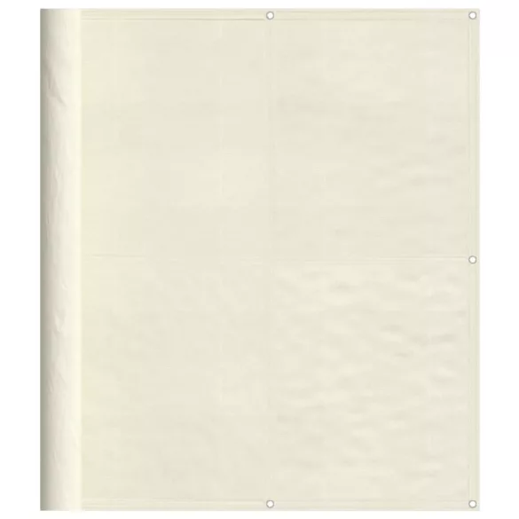 krémszínű erkélyparaván 100% oxford poliészter 120 x 800 cm