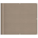 tópszínű erkélyparaván 100% oxford poliészter 90 x 1000 cm