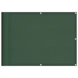 sötétzöld 100% oxford poliészter erkélyparaván 75 x 800 cm