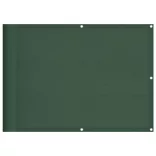 sötétzöld 100% oxford poliészter erkélyparaván 75 x 1000 cm