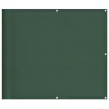 sötétzöld 100% oxford poliészter erkélyparaván 90 x 1000 cm