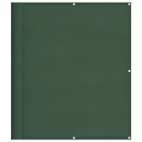 sötétzöld 100% oxford poliészter erkélyparaván 120 x 800 cm