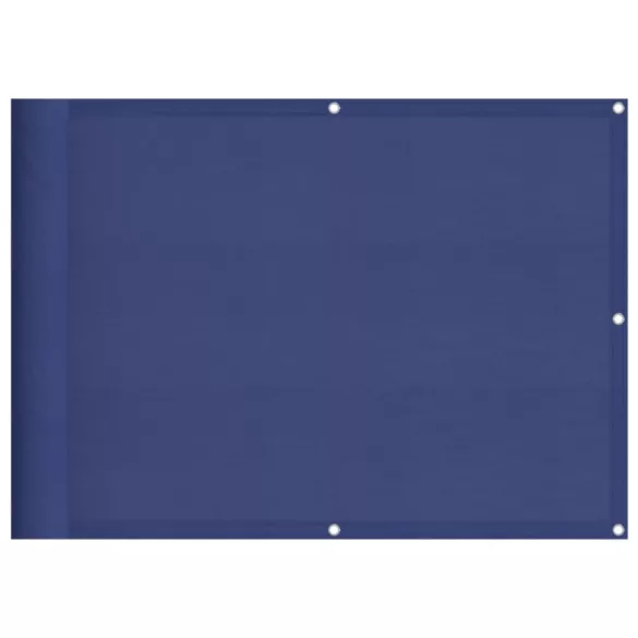 kék 100% oxford poliészter erkélyparaván 75 x 700 cm