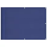 kék 100% oxford poliészter erkélyparaván 75 x 1000 cm