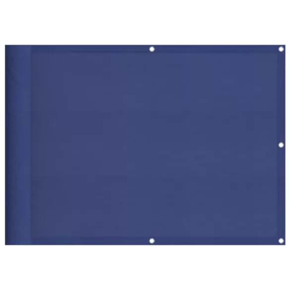 kék 100% oxford poliészter erkélyparaván 75 x 1000 cm