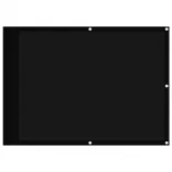 fekete erkélyparaván 100% oxford poliészter 75 x 700 cm