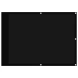 fekete 100% oxford poliészter erkélyparaván 75 x 800 cm