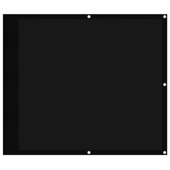 fekete erkélyparaván 100% oxford poliészter 90 x 800 cm