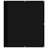 fekete 100% oxford poliészter erkélyparaván 120 x 1000 cm