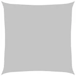 világosszürke 100% poliészter oxford szövet napvitorla 2 x 2 m