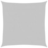világosszürke 100% poliészter oxford szövet napvitorla 2,5x2,5m
