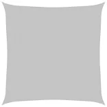 világosszürke 100% poliészter oxford szövet napvitorla 3 x 3 m