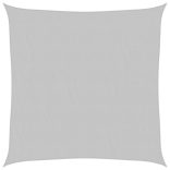 világosszürke 100% poliészter oxford szövet napvitorla 3,6x3,6m