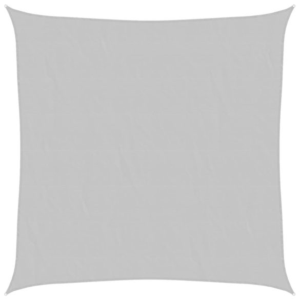 világosszürke 100% poliészter oxford szövet napvitorla 3,6x3,6m