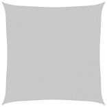 szürke 100% poliészter oxford szövet napvitorla 4,5x4,5 m