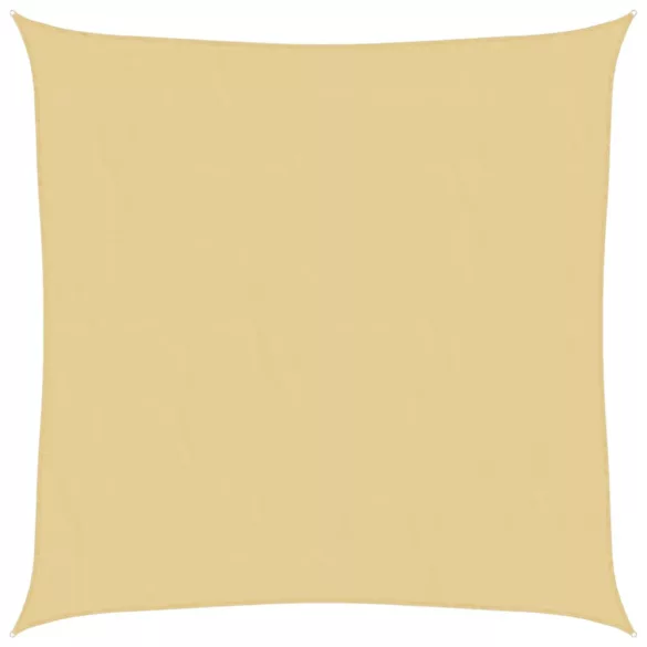 homokszínű 100% poliészter oxford szövet napvitorla 4x4 m