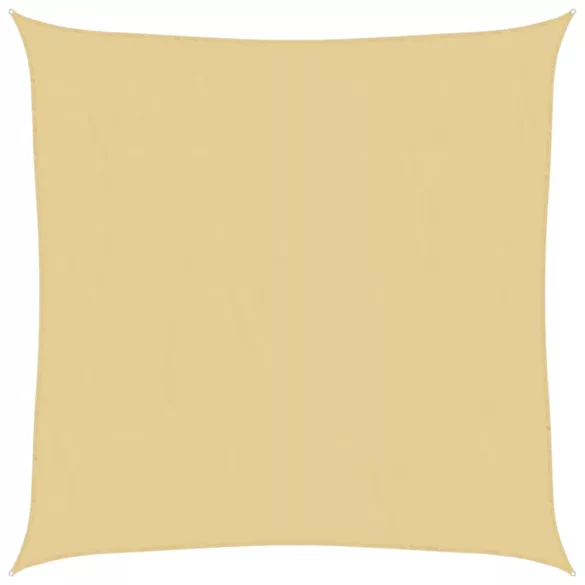 homokszínű 100% oxford szövet napvitorla 4,5x4,5 m