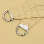 homokszínű 100% oxford szövet napvitorla 4,5x4,5 m