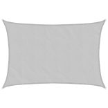 világosszürke 100% poliészter oxford szövet napvitorla 3 x 2 m