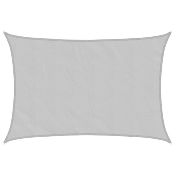 világosszürke 100% poliészter oxford szövet napvitorla 3 x 2 m