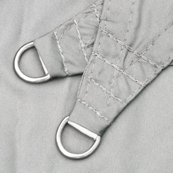 szürke 100% poliészter oxford szövet napvitorla 4,5x3,5 m