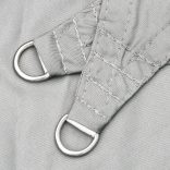 világosszürke 100% poliészter oxford szövet napvitorla 6x4 m