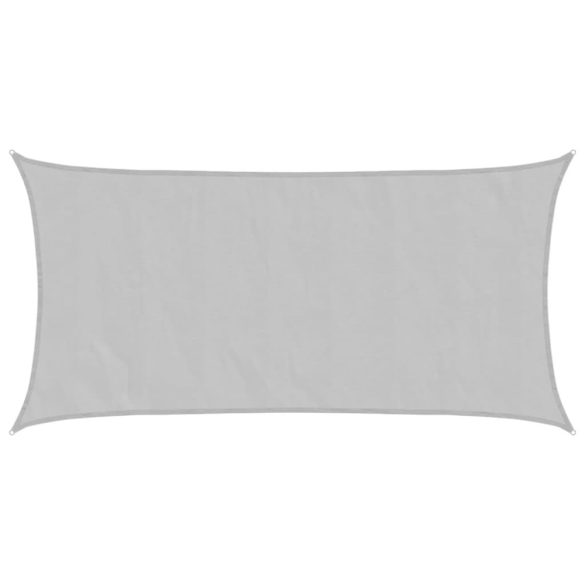 világosszürke 100% poliészter oxford szövet napvitorla 7x4 m