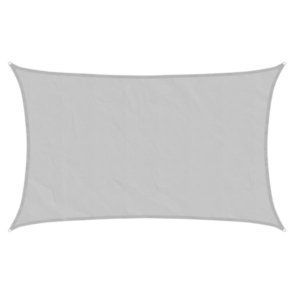 világosszürke 100% poliészter oxford szövet napvitorla 8x5 m