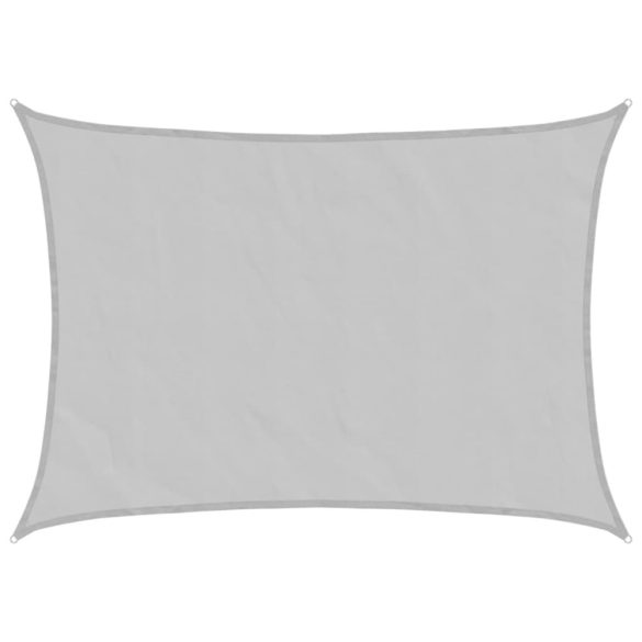 világosszürke 100% poliészter oxford szövet napvitorla 8x6 m