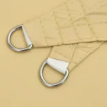 homokszínű 100% poliészter oxford szövet napvitorla 3x2 m