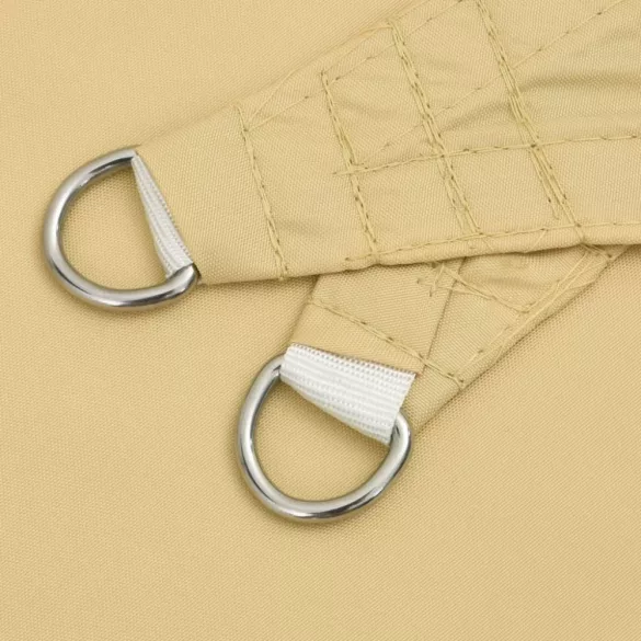 homokszínű 100% poliészter oxford szövet napvitorla 4x2 m