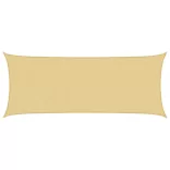 homokszínű 100% poliészter oxford szövet napvitorla 5x2 m
